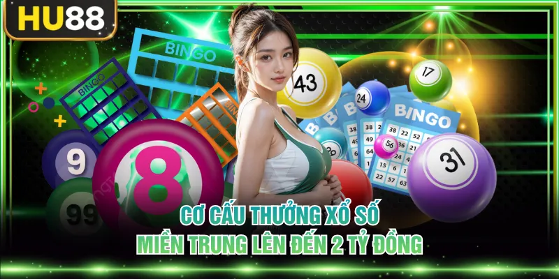 Cơ cấu thưởng Xổ Số Miền Trung lên đến 2 tỷ đồng