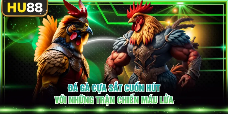 Đá gà cựa sắt cuốn hút với những trận chiến máu lửa