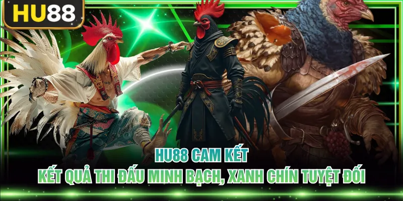 HU88 cam kết kết quả thi đấu minh bạch, xanh chín tuyệt đối